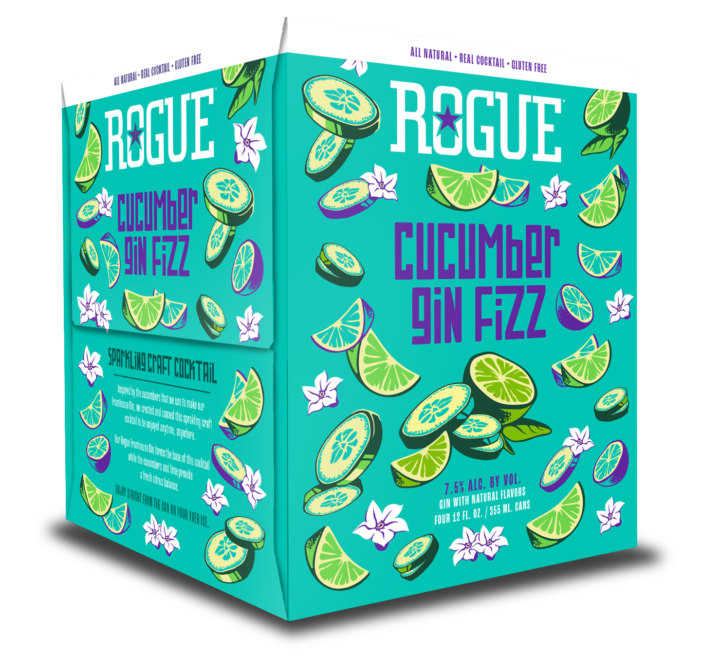 Cucumber Gin Fizz 4-pack